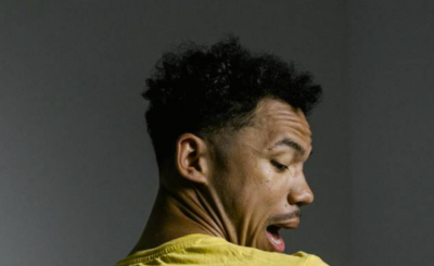 Man with water bug on his arm